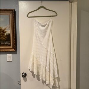 NWT 12th Tribe Cream Textured Dress